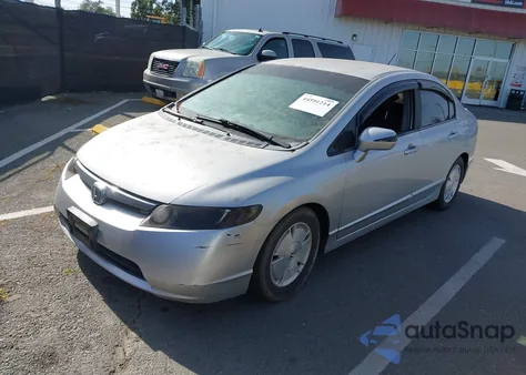 2007 Honda Civic Hybrid from USA, damaged, VIN JHMFA362875002741